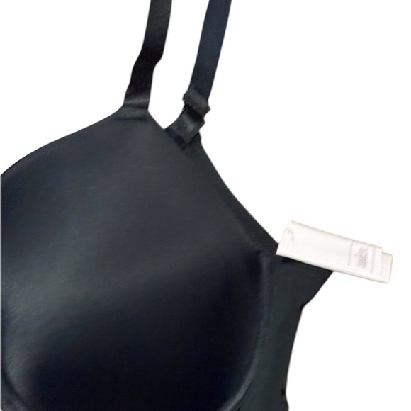 Women's Auden Smooth Lightly Lined Comfort Wire Demi Bra Black 40DD - Picture 4 of 6